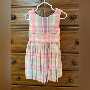 Ralph Lauren pastel plaid dress 3T